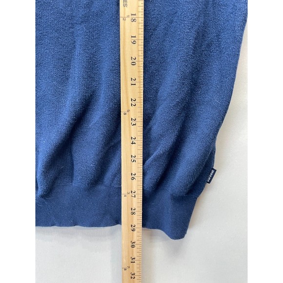 Barbour Beam Men's Sweater Large Blue Striped Crew Neck 100% Cotton - Picture 8 of 8